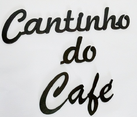 Aplique Palavra Decorativa Cantinho Do Café Mdf