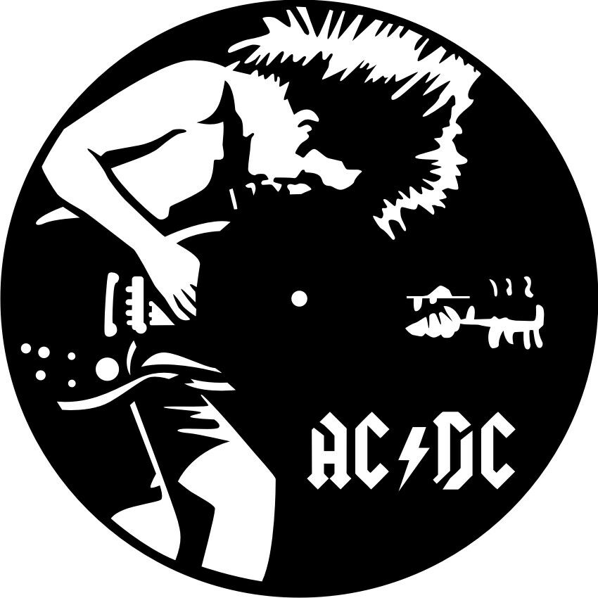 Relógio De Parede Em Mdf Ac Dc