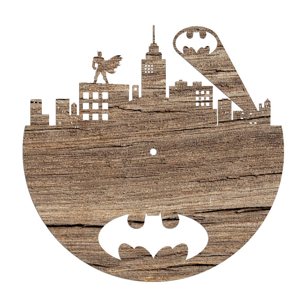 Relógio Batman Em Mdf - De Parede
